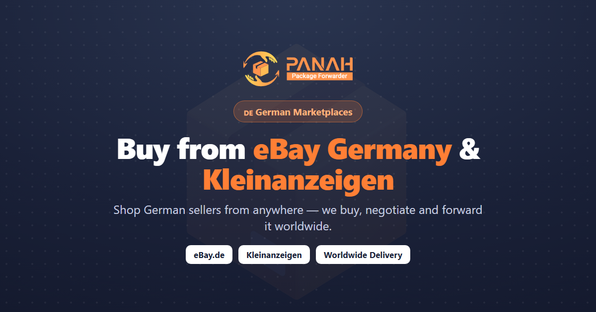 How to Buy from eBay Germany and Kleinanzeigen from Abroad