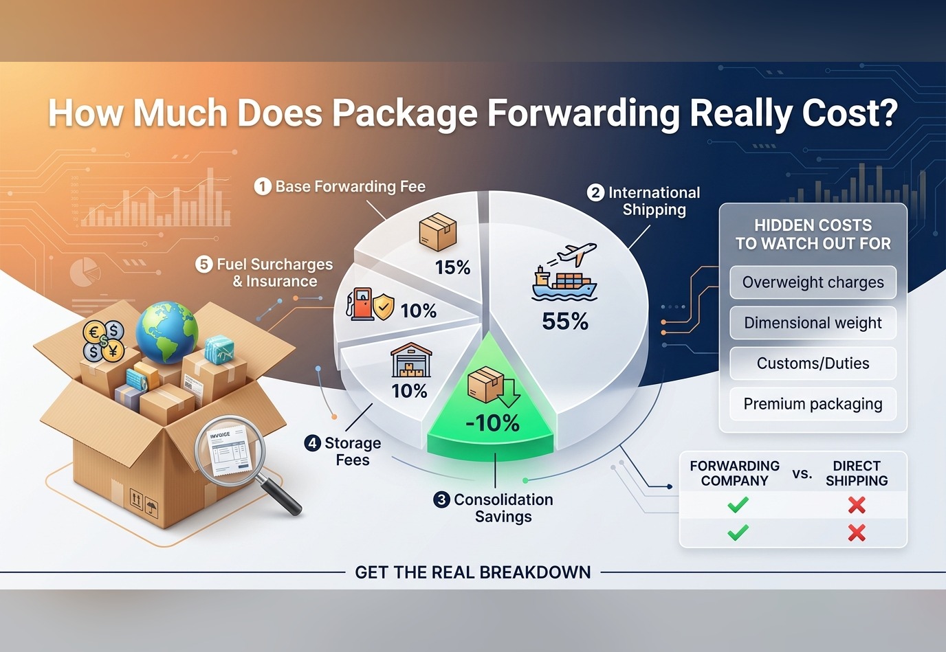 How Much Does Package Forwarding Really Cost? A Real Example